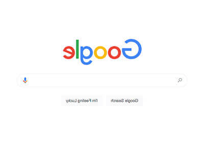 elgooG - Google Spiegel